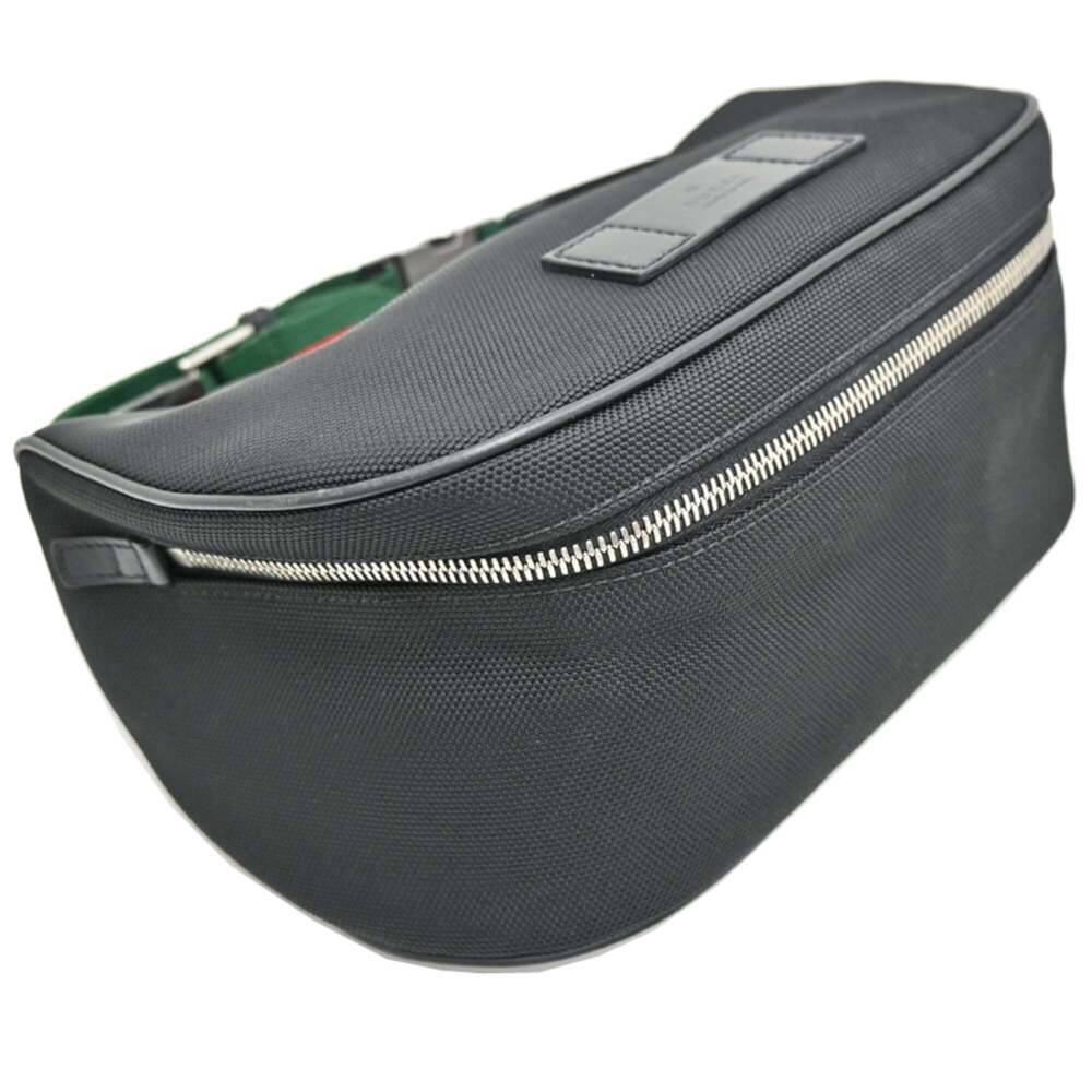GUCCI Black Canvas Fanny Pack - Picture 3 of 10